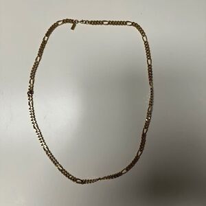MONET Vintage Gold Plated Figaro 24" Chain‎